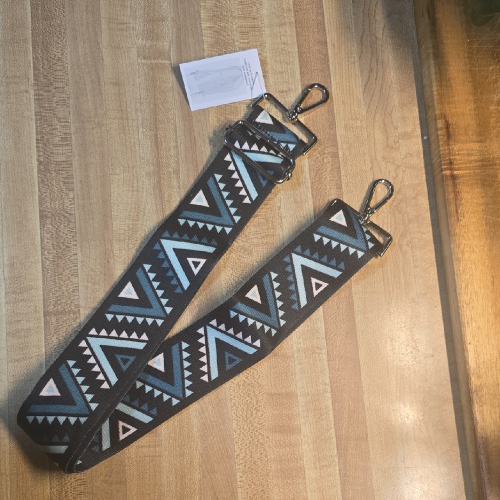 Geometric Patterned Unisex Bag Strap Guitar Strap
